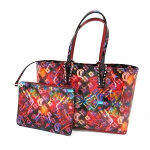 Christian Louboutin Multicolor Tote and Pouch Set